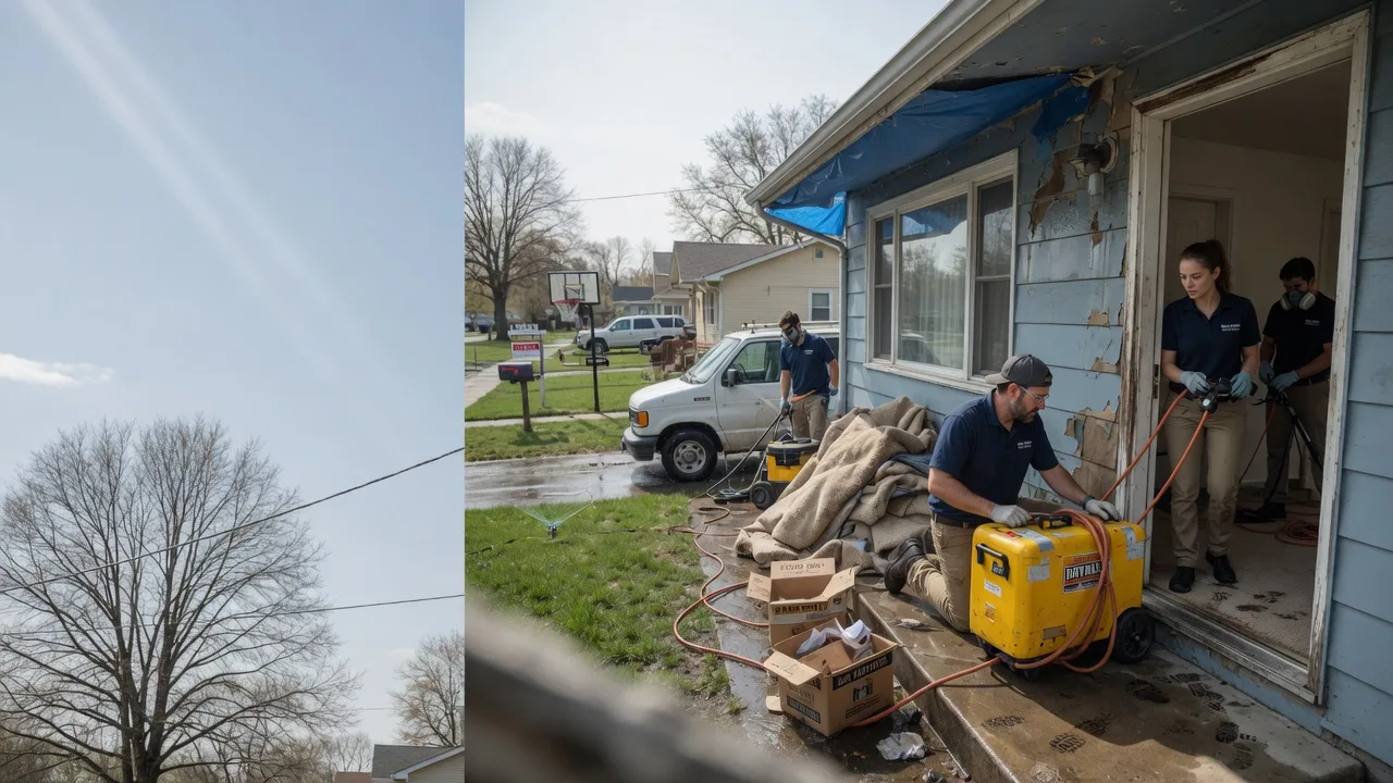 Basement Flood Cleanup in Genoa City, WI near me
